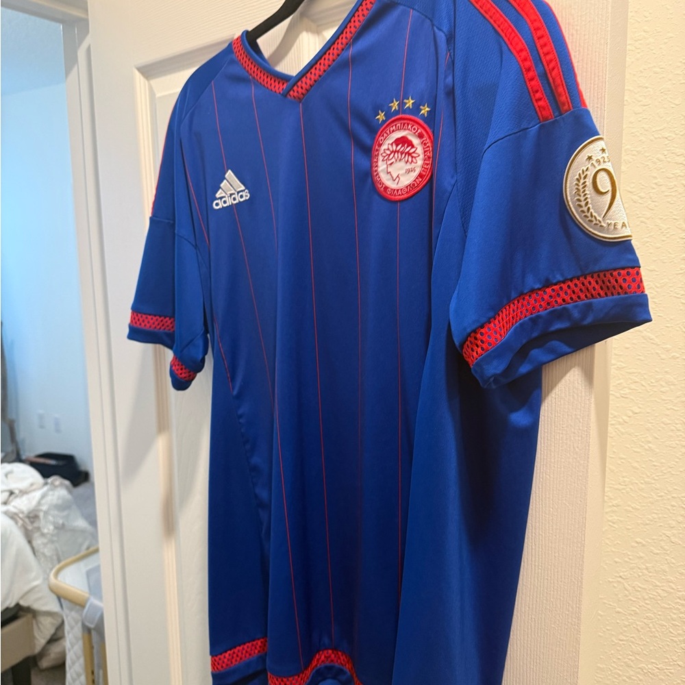 Adidas Royal Blue Jersey with Red Stripes